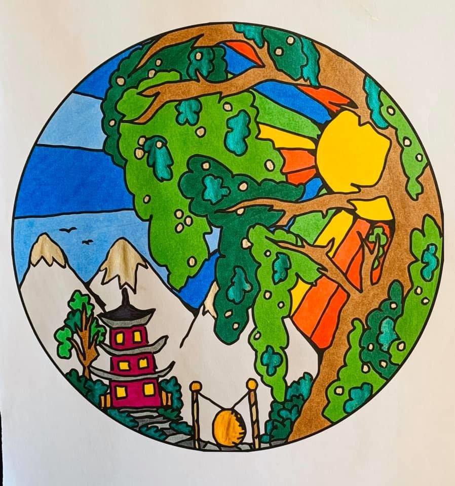 #CherylColors #mandala #coloringbooks on #amazon link in bio 🍄🌾👆👆