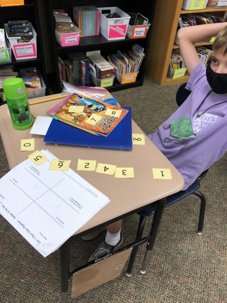 TinaDonnell's tweet photo. Learning about place value by building numbers. #TH_Principal #lctitanhill https://t.co/1JZXzbemY9