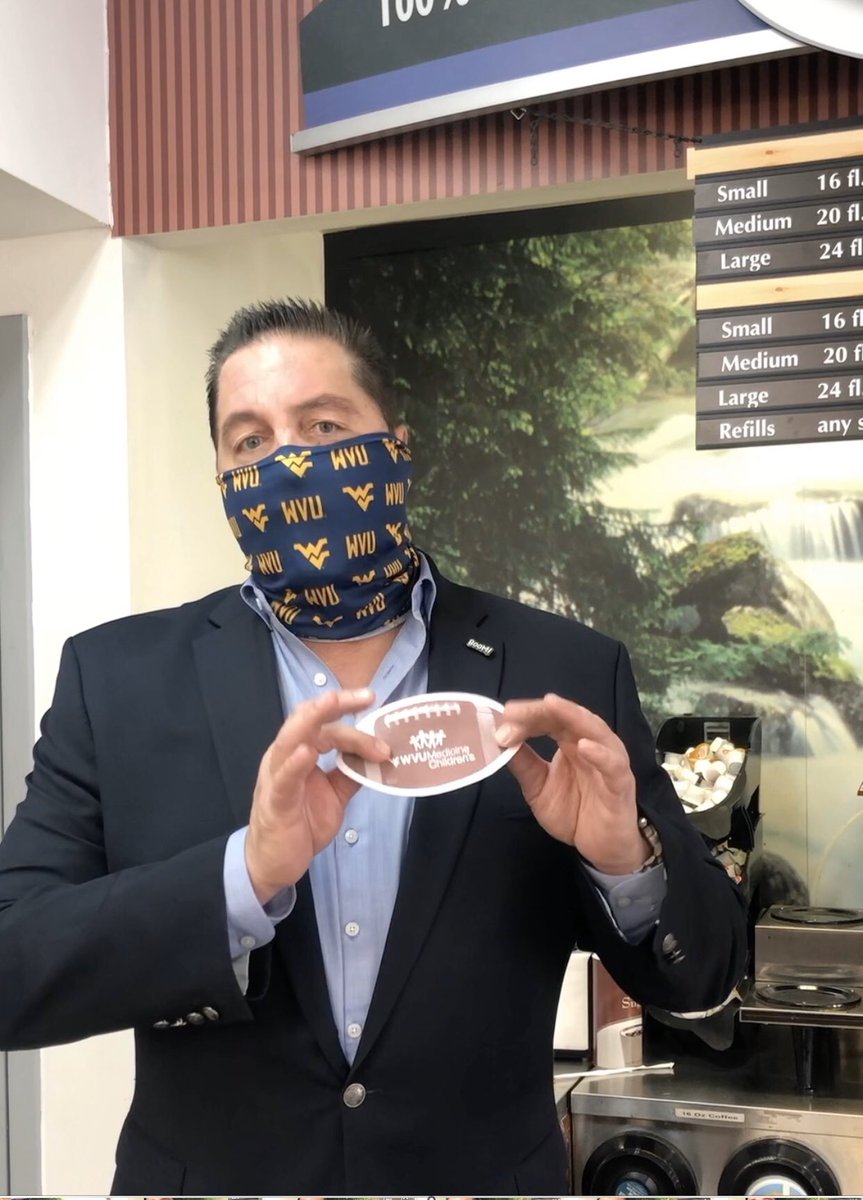 Wolfley64's tweet photo. 4th Annual #KickOffForKids at Little General Stores ends Saturday September 5th. Purchase your football icon for $1 to benefit @WVUKids Finish Strong West Virginia BOOM! https://t.co/RA6YD2p0qm