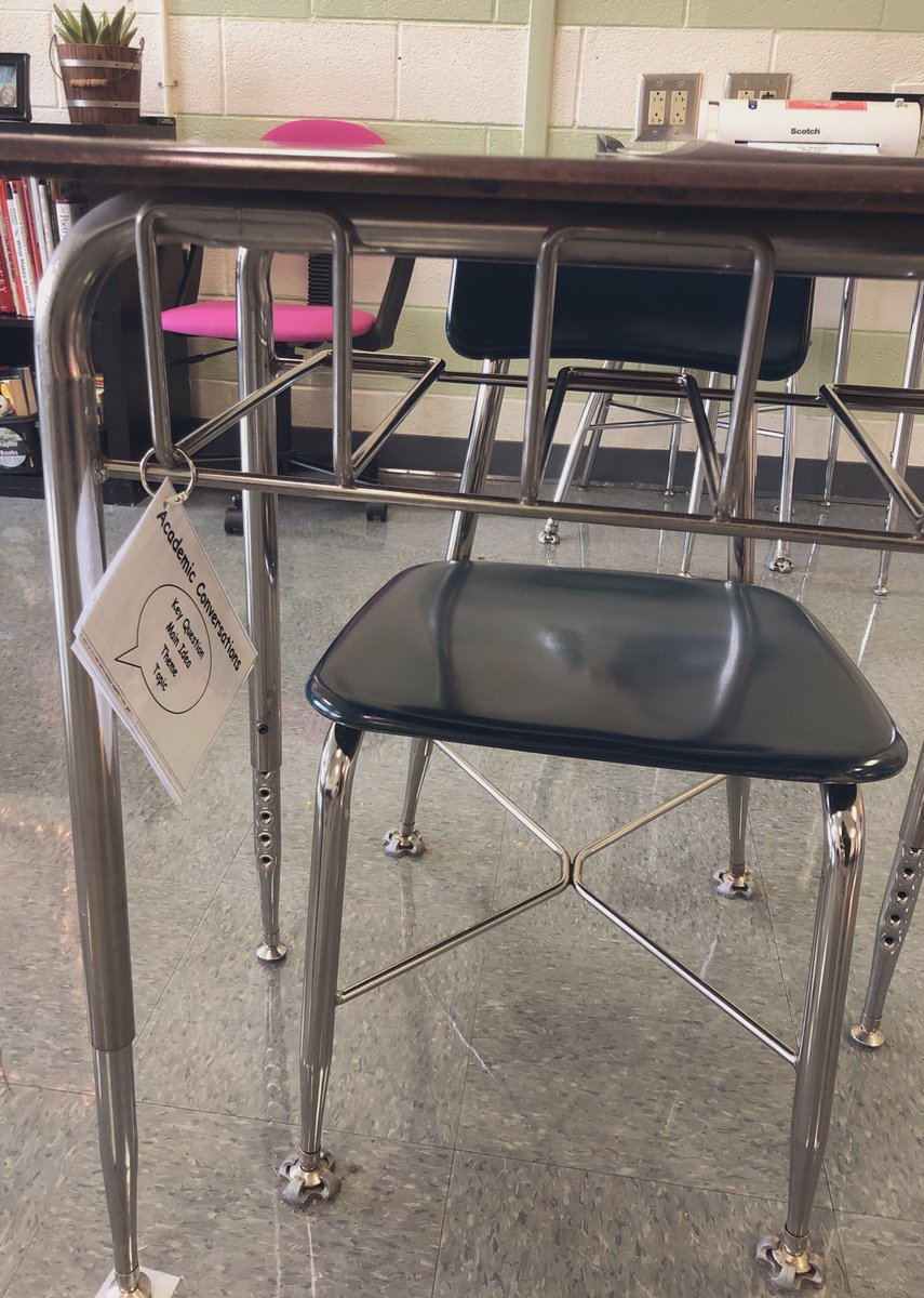 msbell_english's tweet photo. Little aspects to my classroom to influence #AcademicConversation! @jzwier @westrowanmiddle https://t.co/OJTZE7QhbS