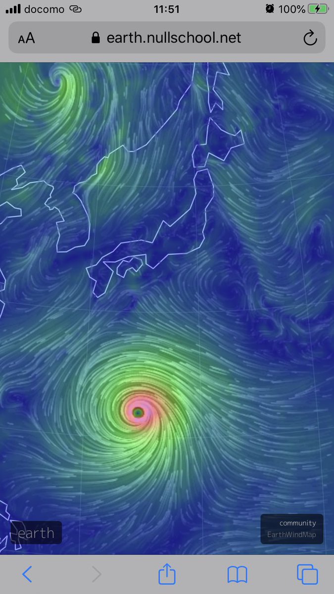 studio39s's tweet photo. 台風10号、何という勢力、デカさ😱
日本が半分入る、、😭😭😭
以下、ヌルヌル動く様が見れます😨
https://t.co/cQ6v9VAdj2
#台風10号 #earthnullschool https://t.co/MYCFnfKffr