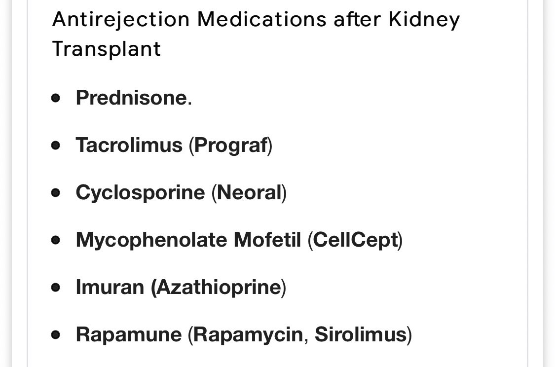 Of the medications you have to take after having a kidney transplant (listed below) tacrolimis is listed which is a commonly used immunosuppressant for transplants. Guess what one of the side effects are of this drug? That’s right, tremors.