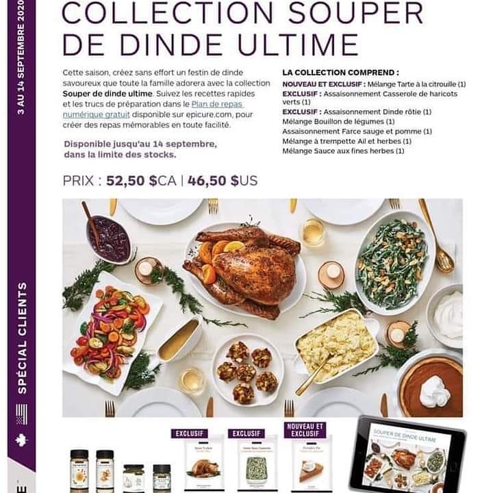 Je passe régulièrement des commandes  mais je ferme un atelier demain faite moi signe si vous avez  besoin  de quelque choses isabellebordeleau.epicure.com/fr-ca/conseill…