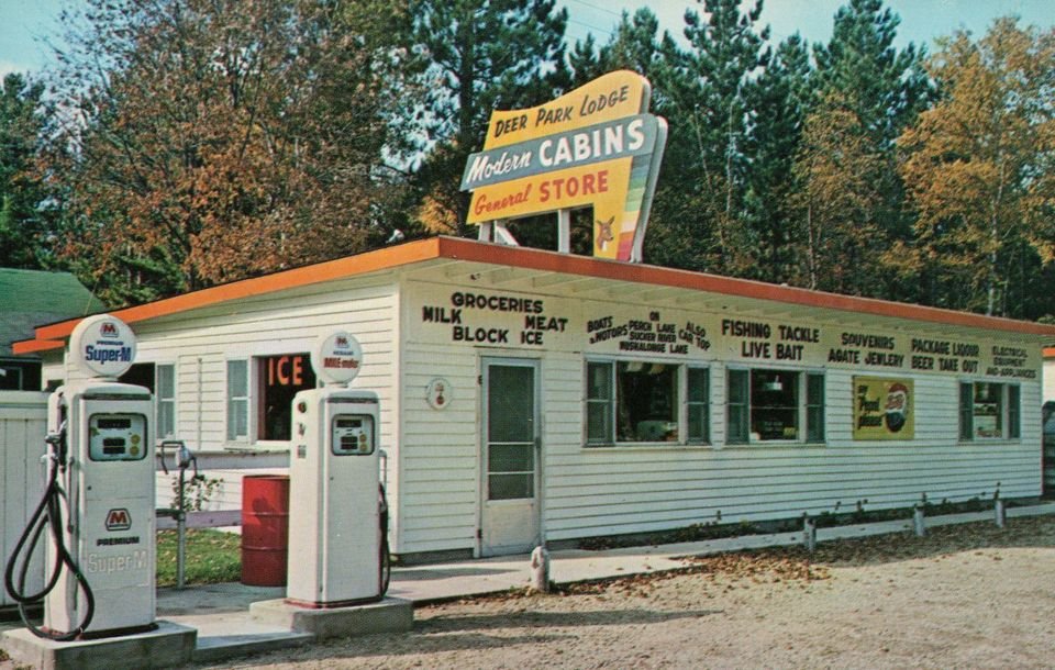 MichiganHist's tweet photo. Deer Park Store north of Newberry - ca. 1950s (via Vintage Michigan Postcards FB)
#LuceCounty
https://t.co/91rXIzCb92 https://t.co/ByYl18qkbw