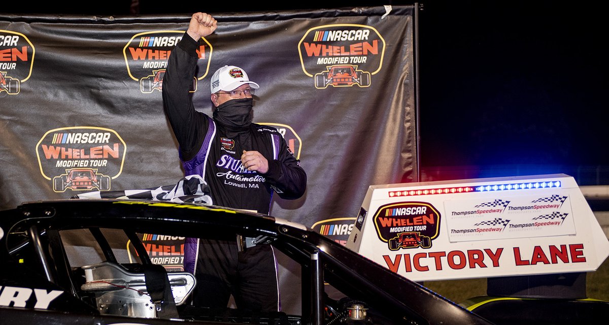 NASCARRegional's tweet photo. [RACE RECAP] Ron Silk Caps Return With Trip To Thompson Victory Lane

📝 -> https://t.co/QYnpaVNhag
🔢 -> https://t.co/WEPZFDsjLc 

#NWMT | @ThompsonSpdwy https://t.co/ub52C8Qf4E