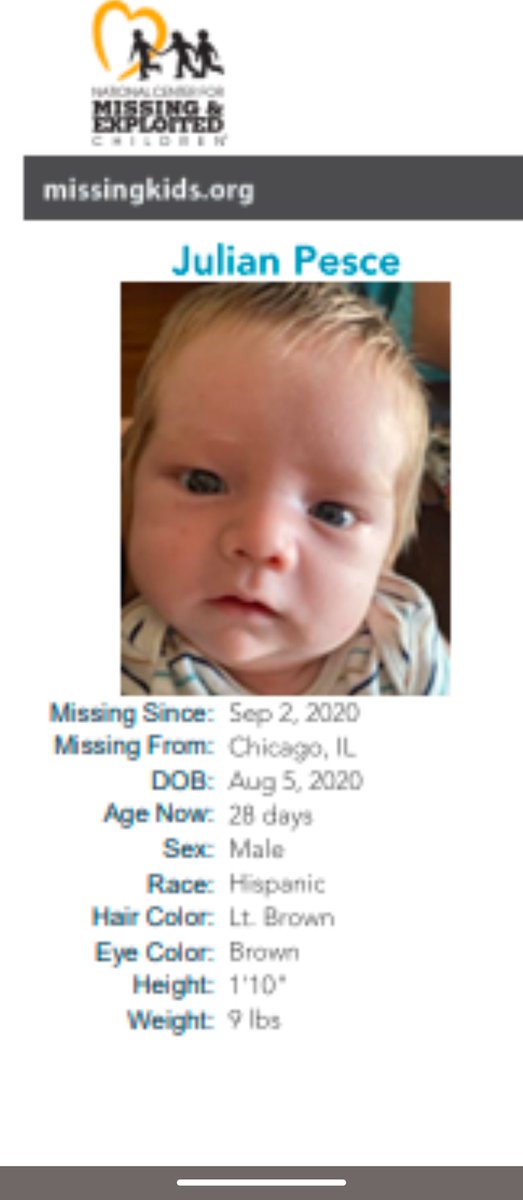 GinaD4793's tweet photo. Ok every1 PLZ SHARE ESP ALL ILLINOIS/Those with followers w/IL contacts.
🚨BABY ONLY 28 DAYS OLD🚨
#missingchild #missingbaby #MissingPerson #Illinois #Chicago
See pics zoomed in Below.
#HelpSaveABaby #FindJulian
#FindingJulian
🙏🏾♥️🙏🏾
Goodnight all♥️ https://t.co/NzIFTkZBAz