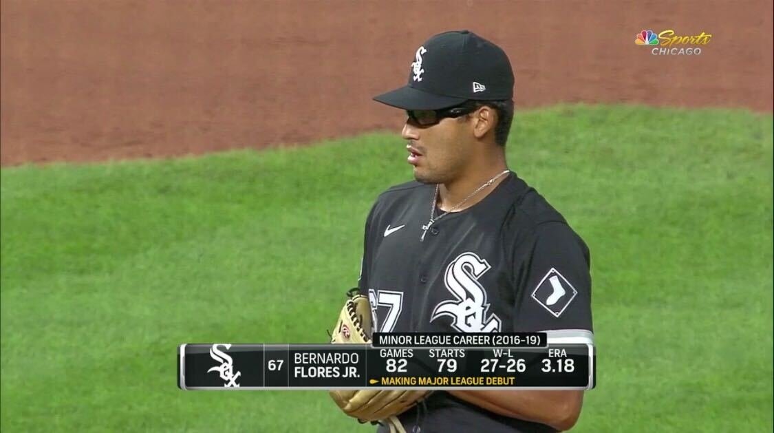 19,847th player in MLB history: Bernardo Flores Jr.- 7th round pick in '16 out of USC (134th Trojan in MLB history; was teammates w/ Brooks Kriske who also debuted this season)- mostly a reliever in college, mostly a starter in MiLB- average stuff but throws a lot of strikes