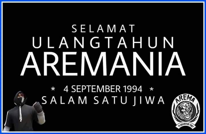 kingofarema's tweet photo. Selamat ulang tahun AREMANIA https://t.co/zEnIq97TR4