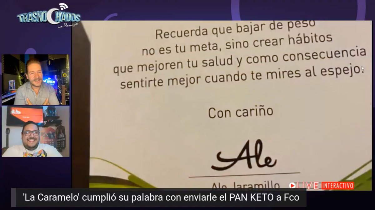 BMuchachosEC's tweet photo. 'La Caramelo' cumplió su palabra con el #PanKeto | https://t.co/9gPv8W8q4z https://t.co/Hrw9miBJvE