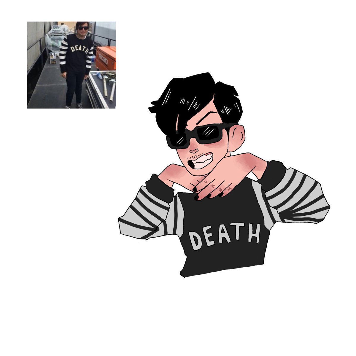 joyridiing's tweet photo. deth spells frnk :”)

#deathspells #frankiero #mychemicalromance #fanart #art https://t.co/5d8HmF9hAp