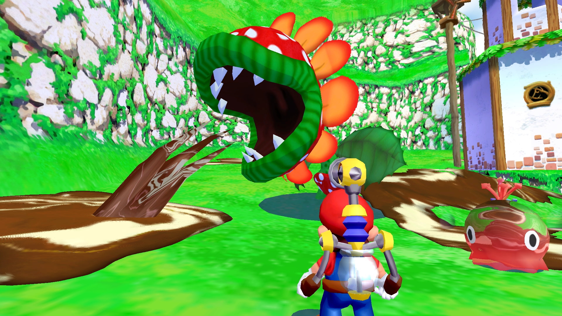 マリオ像 任天堂エンターテインメントショップ 黄金のスーパーマリオ像