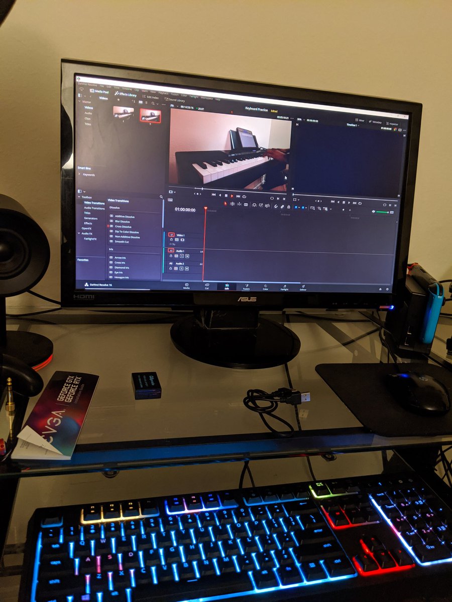LeeSumD32's tweet image. Playing around with #divinciresolve   I'm so looking for a replacement for premiere and kinda think I found it. #videoeditors