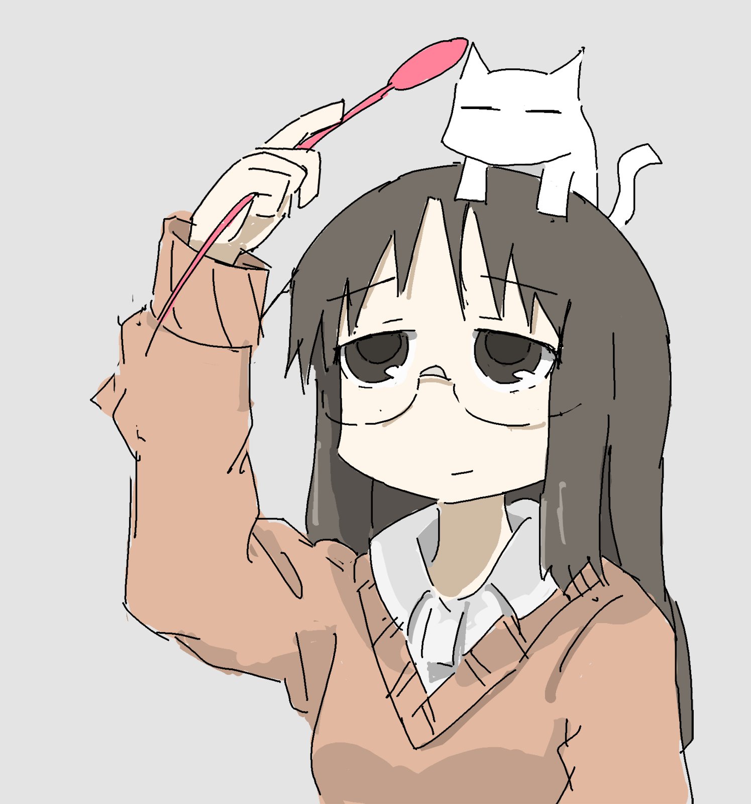 Anime anon with paper Bag