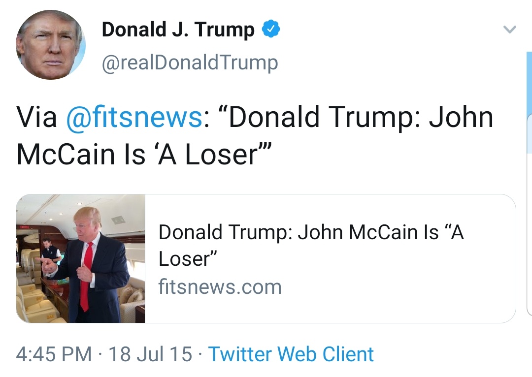 Image result for trump loser tweets