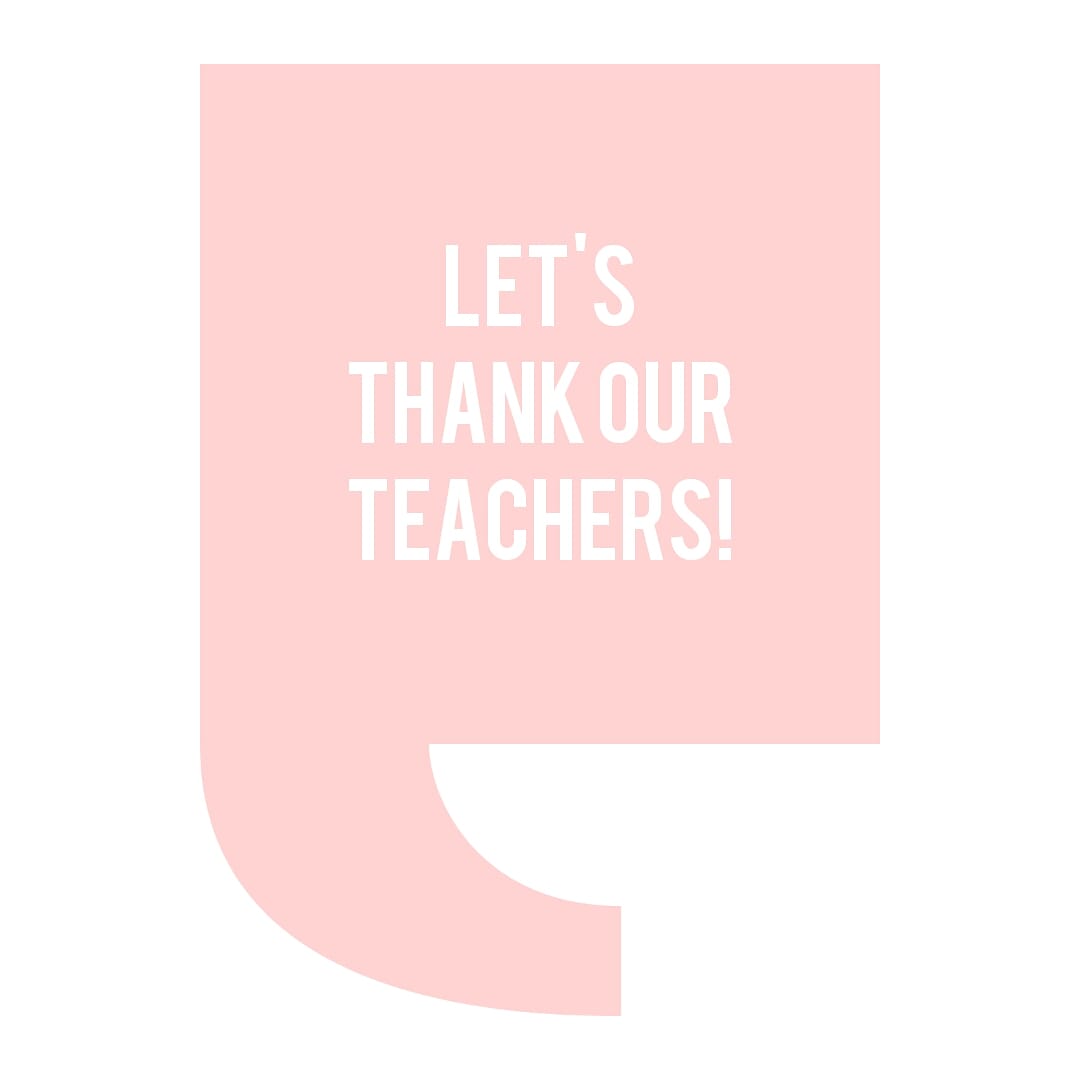 Let's thank our Teachers!! 

#guru #guruji #teacher #mentor #parents #friends #everyone  #teachersday #teacherappreciation #teacherlife #teachergifts  #teachersrock  #teacherstyle #teachermom #thankyou #thankyouforyourservice  #thankateacher #thanks #thankgod #blessing #blessed