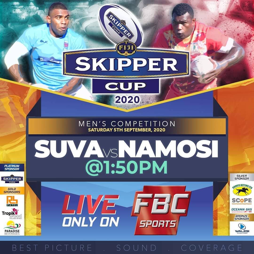 GoldFM_Fiji's tweet image. SKIPPER CUP MEN'S Round 7️⃣
-
Suva vs Namosi
-
🔥 Catch it LIVE and EXCLUSIVE @ 1:50pm on 📺 #FBCSports channel TOMORROW  🔥
-
#SkipperCup2020 #ItsEssential #SuvaRugby #NamosiRugby #SuvaNoquSuva #KwacaNaVatu #TellAFriend #FijiRugby #FBCSPORTS #FBCNEWS