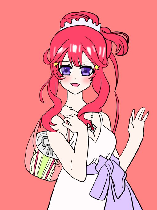 絵描きの冒険者KATOSANさんがTwitterに投稿した中野五月(五等分の花嫁)のイラスト。