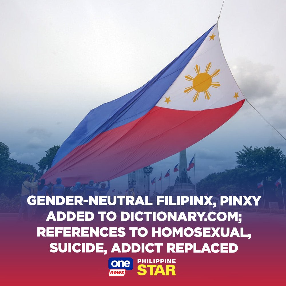 PhilippineStar's tweet image. Should we call ourselves Filipinxs and Pinxys from now on? These are just some of the 650 new entries and revisions made by English online resource platform bit.ly/d1bikT recently. READ: bit.ly/359RdF7