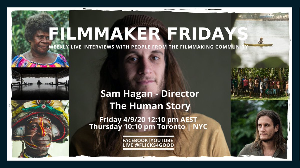 Bradwhouston's tweet photo. Filmmaker Fridays 3 - Sam Hagan - Owner/Director - The Human Story https://t.co/q65W7rqpHk via @FacebookWatch #filmmaking #australianfilm #australianfilmmaking #director #documentaries #adventure It was a great chat with some fun tales of adventure in PnG and Thailand. https://t.co/23375BY75H