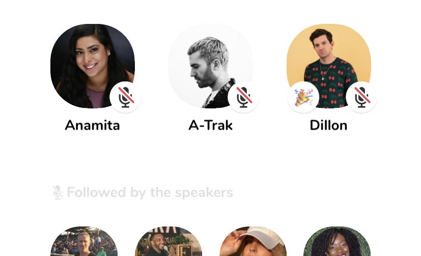 anamitag's tweet photo. Somehow found myself on stage on @joinClubhouse with two of my music idols @atrak and @DillonFrancis. 🤩

A-Trak, your heads will roll remix single-handedly got me through college. ❤️ https://t.co/pKRKfzE6nO