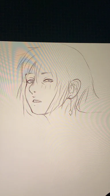 another kurapika painting in progress 