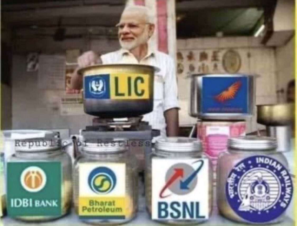 priyanka94meena's tweet photo. Everyday in this country, basic necessities are just becoming inaccessible &amp; unaffordable for the common citizen. The Govt should stop selling the public sectors and start taking up responsibility to ensure basic necessities for all.

Keep people, before profit
#StopPrivatisation https://t.co/ggQwlvE3N0