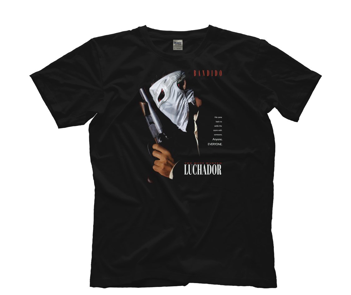 BandidoMerch1's tweet photo. Hola amigos! 
Se han lanzado dos diseños nuevos (en multiples colores) Aprovechen la venta de @PWTees por Labor Day!!
20% de descuento desde hoy hasta el 7 de Septiembre al mediodia. Usen el codigo: LABORDAY
https://t.co/msG2SqnT1b #TendidoComoBandido #TheMostWanted https://t.co/FMt4463NNr