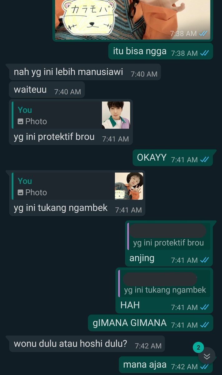 lanjut, pas gue kirim TEMEN GUE BILANG GINI DONG! GIMANA GUE NGGA PANIK COBA???!