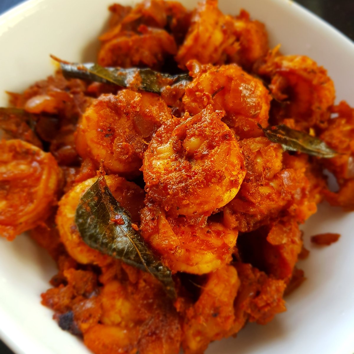 Rinzzy5's tweet photo. Prawn Ghee Roast / Prawn Varuval

Do subscribe to my YouTube channel (Rinzzy Food for Thoughts) for the full recipe.

#prawngheeroast #prawnvaruval  #prawnrecipes #recipes  #homecooking #homechef #easyrecipes #simplerecipes #simplerecipe #yummy  #foodie #foodporn #indiancooking https://t.co/ui7Lkd3vJ1