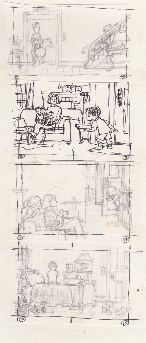larrydayart's tweet photo. @Behind_the_Book @StoryClubhouse Grateful for the mention! What a terrific reader you have! Thumbnail sketches from the book: https://t.co/3KZtyz1v2W