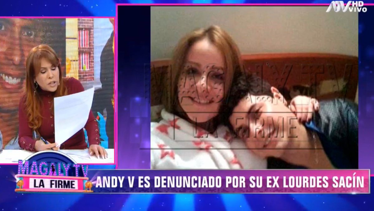 MagalyTvLaFirme's tweet photo. #MagalyTvLaFirme | #AndyV es denunciado por su expareja #LourdesSacín
Míranos #EnVivo por @atvpe https://t.co/XYrmy3TTRV https://t.co/dMwejy5XJn