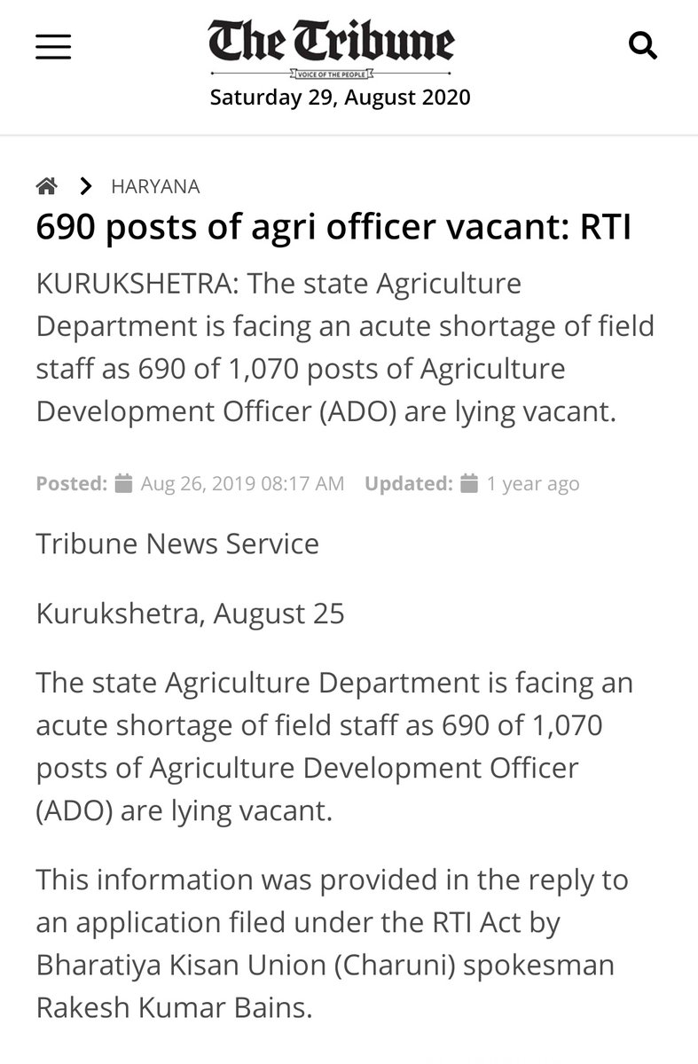 Akansal67's tweet photo. #ADO_vacancy_haryana 
अनपढ़ हस्तियां  घूम रहें है,
लम्बी महंगी कारों में,
कृषि स्नातक की डिग्री मिली,
अब लगो DC रेट की कतारों में,
#ADO की जरूरत ही क्या है,
जब #सुपरवाइजर मिल रहे,
दाम कोड़ियों के बाजारों में। @kumari_selja
@BhupinderSHooda @rssurjewala @cmohry @Dchautala https://t.co/WopwgsImWb