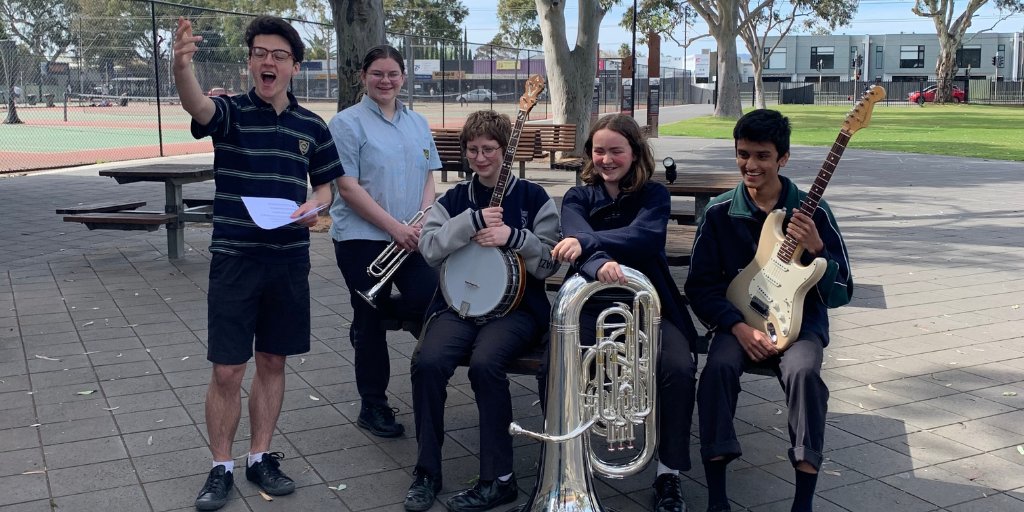 CorpConv's tweet photo. Musicians from Brighton Secondary School will generously volunteer their time at Enfield Memorial Park this Sunday to support families whose fathers have passed away.

Read about the #FathersDay partnership with our client @AdelCemAuth on page 20 of @theTiser today. https://t.co/WchrtStPIN