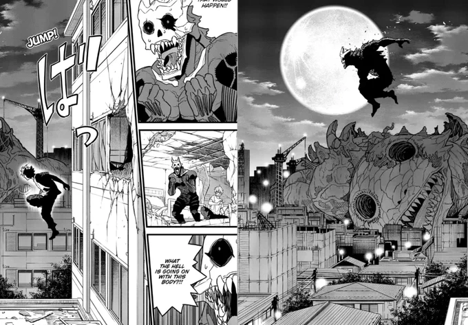 Kaijuu 8-gou / Monster # 8

- new series
- i didn't expect much when i started it but it's actually pretty good, surprisingly 
- artwork is super clean and appealing 
- the mc is amusing
- fairly standard plot line but entertaining so far 