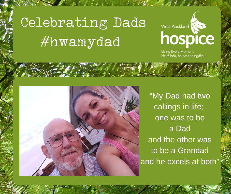 This Father’s Day celebrate your dad with us by sharing a photo, a quote or a classic dad joke to our ‘Celebrating Dads Living Wall’ and help us give the biggest shout out to dads everywhere. Use #hwamydad #FathersDay 

Celebrating Dads virtual wall: hwa.org.nz/celebrating-da…