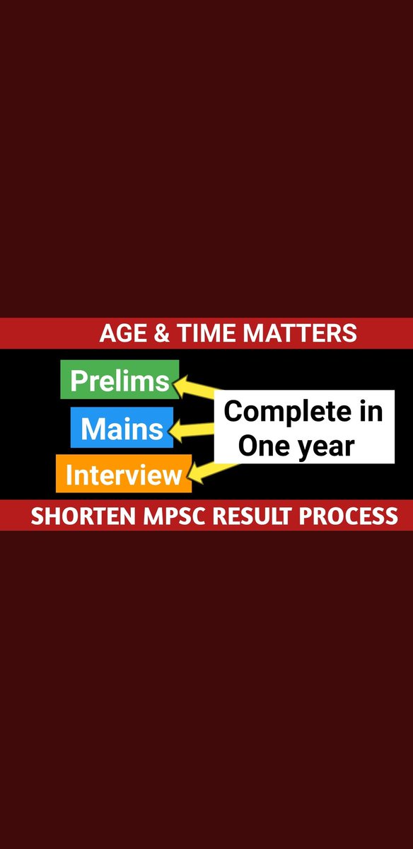 DiveshTodarwal's tweet photo. Please  complete  you process with  in 1 year #DeclareMpscSchedule
#DeclareWRDExamSchedule
#DeclarePreviousResults

@CMOMaharashtra 
@AUThackeray
@Dev_Fadnavis
@RRPSpeaks https://t.co/sFwlBGHjOC