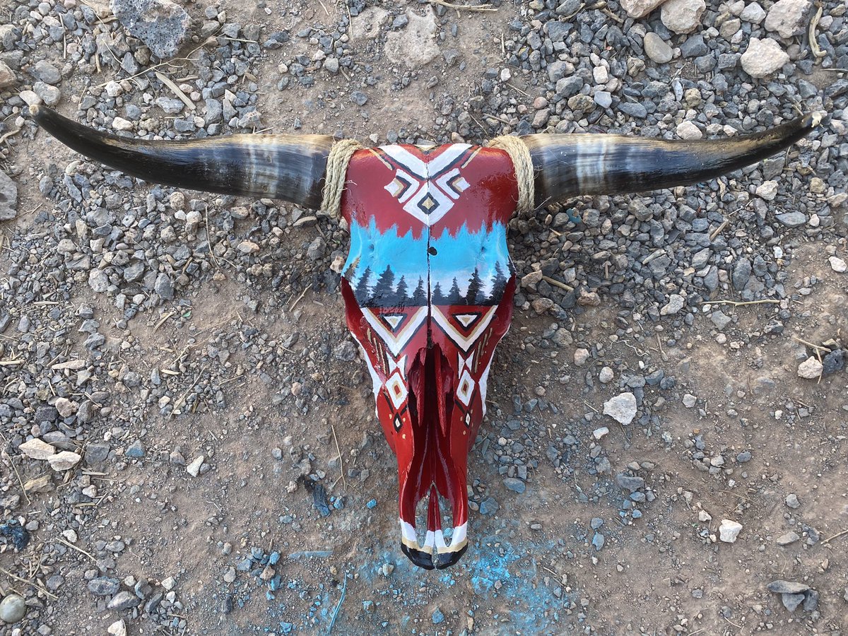 cherokee_art's tweet photo. Skulls that have sold! https://t.co/FXRY4aCcxl