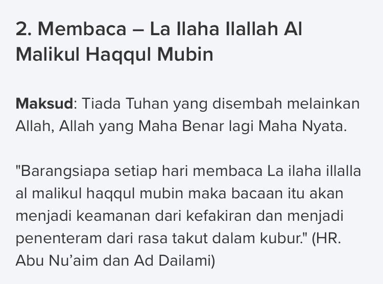 worknco's tweet photo. 7 Zikir Pembuka Rezeki &amp; Doa Murah Rezeki 😊 https://t.co/9gMuyh2Gbz