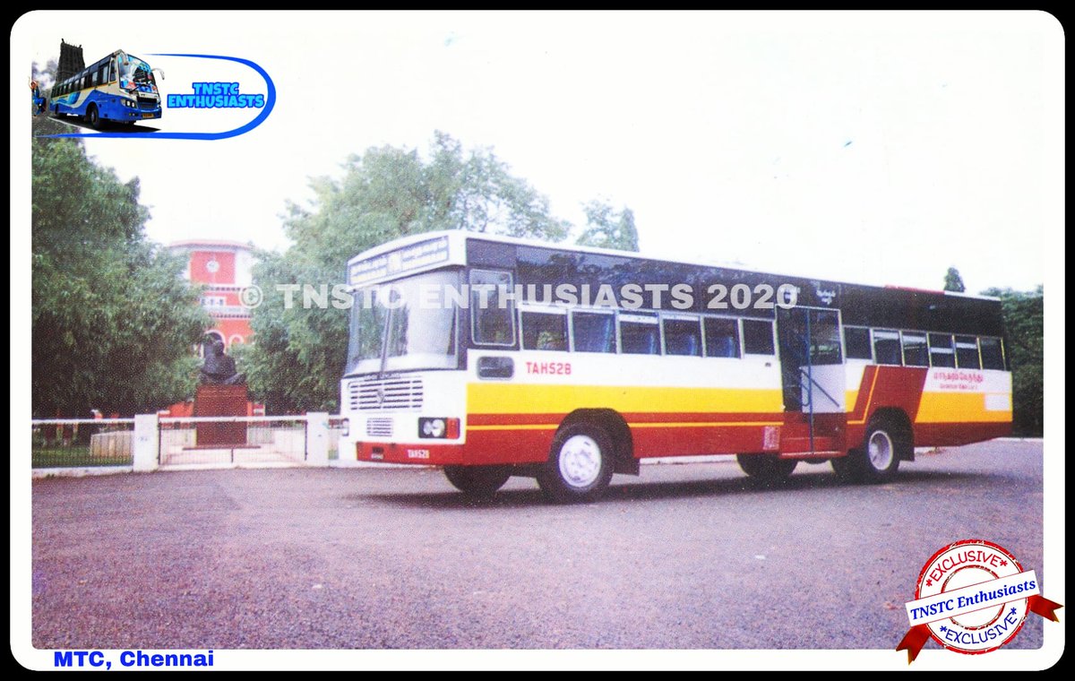 tnstcbus's tweet photo. #Nostalgic_Pic: 049
🚍MTC, #Chennai : Division-I
🚍Factory Fresh, Photoshoot @ CEG Campus!💐
TN 01 N 3XXX
#170A
Tambram - Madhavaram
Depot: Tambaram
Fleet: TAH 528
Year: 2000
Chassis: Ashok Leyland - Viking
BBU: Chromepet
Pollution Norm: BSI
©MTC, Chennai
TNSTC Enthusiasts https://t.co/YT040N4PTk