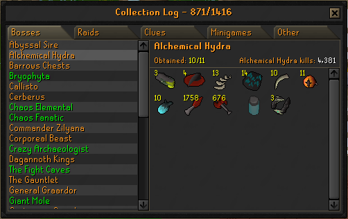 Osrs Collection Log For Those Who Are Interested In The Runelite Plugin Hub There Is A Collection Log Plugin It Displays A Counter For Your Collected Items Highlights Completed Sections