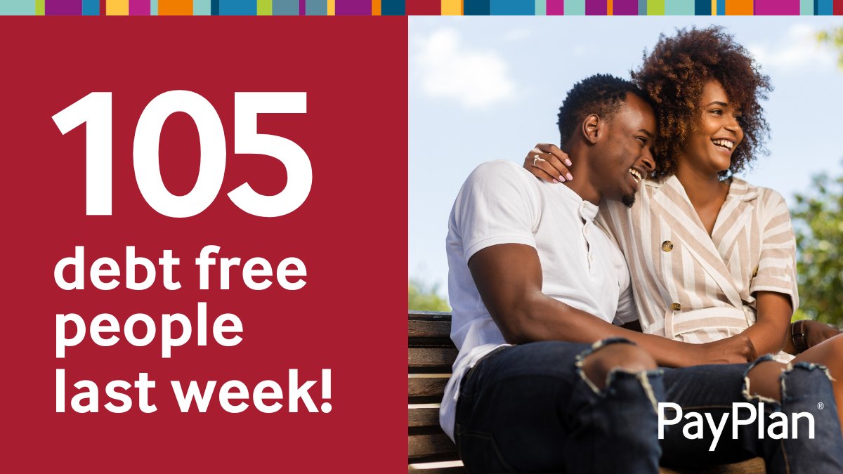 PayPlan's tweet photo. It's #DebtFreeFriday!
Congratulations to the 105 people who managed to pay off their debt last week. All the best for the future 🎉 https://t.co/vKM7cbL9OM