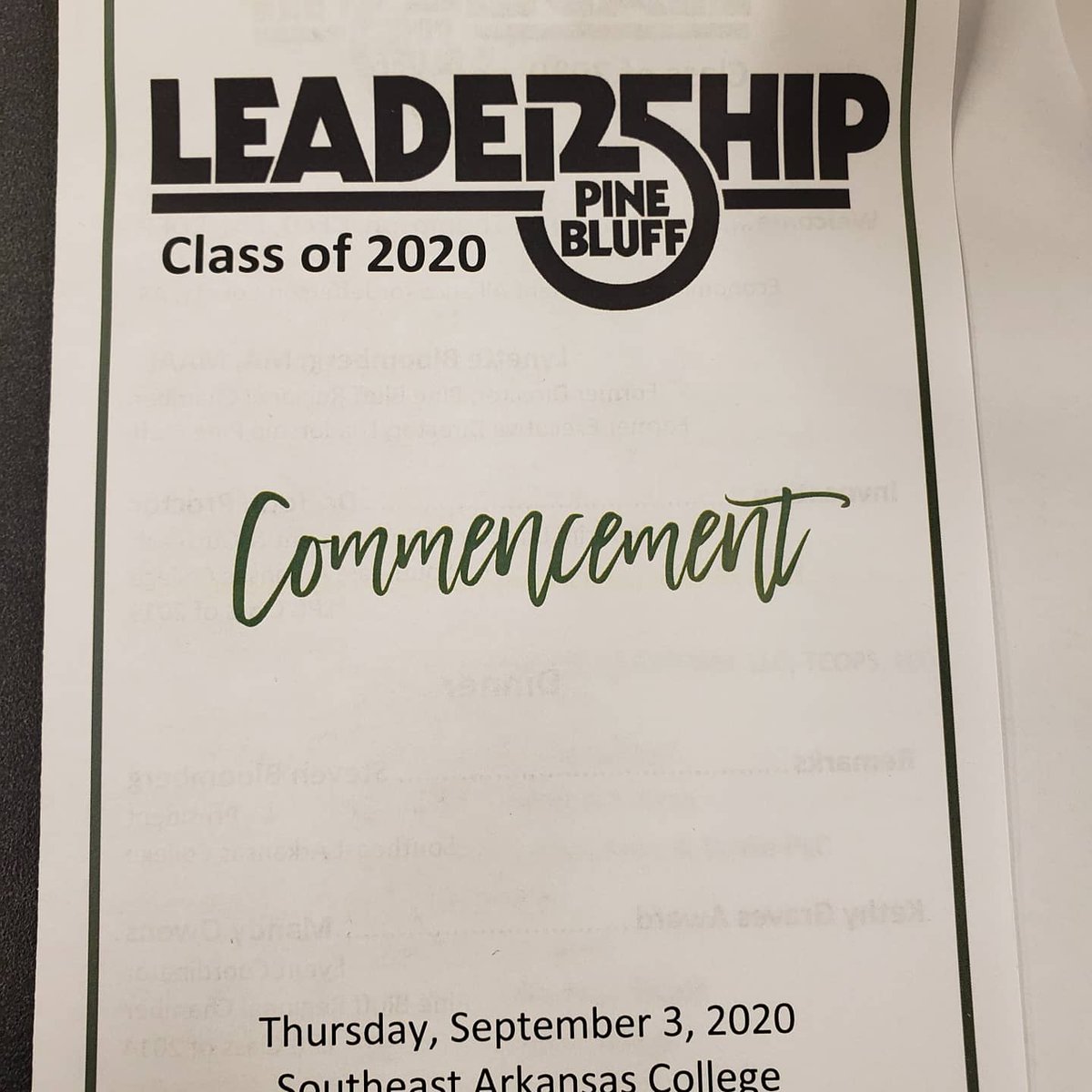 MLucille08's tweet photo. Tonight was AMAZING! Leadership Pine Bluff Class of 2020 Kathy Graves Memorial Leadership Award. THANK @ARKRIVERESC for allowing me to participate in this GREAT OPPORTUNITY. I will ALWAYS cherish this OPPORTUNITY.
#DREAMTeam
#LPB2020 https://t.co/wBzmfHZOkd