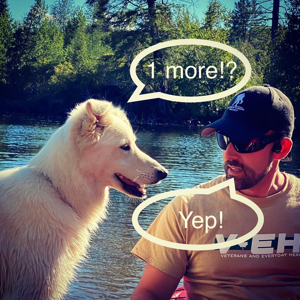AndrewG55897678's tweet photo. We are full of gratitude! While out for a paddle, we took a fantastic call. My pal and I will be staying at OPC for one more year! Thank you LPS and OPC! #grateful #veh🇨🇦 #servicedog #servicedogsofinstagram #leadershipmatters #policeinstructor #veteranowned @EhHeroes https://t.co/0ohiVBSvBX