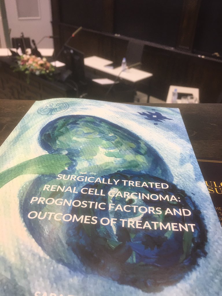 MatikainenMika's tweet photo. Dr. Sara Tornberg defending today her Ph.D. thesis Surgically treated renal cell carcinoma: Prognostic factors and outcomes of treatment @helsinkiuni Proud to have new MD, PhD in clinic @HUS_uutisoi Watch live: https://t.co/mu4V0SaY4f. Congrats also SVs Harry Nisen,@KimmoTaari https://t.co/Wu2RVpvlHX