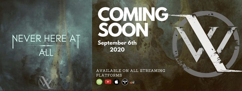 THIS SUNDAY

Make sure you check out our newest song ‘Never Here At All’ 

Available on all streaming platforms. Click on the link in bio to pre-save.