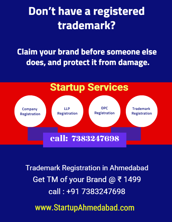 GujaratStartup's tweet photo. Trademark Registration in Ahmedabad
Get TM of your Brand @ ₹ 1499
call : +91 7383247698

#StartupAhmedabad #startupregistration #companyregistration #trademarkregistration #llpregistration #ahmedabad 
https://t.co/w6h8uus3lF https://t.co/U1IBXvHqbG