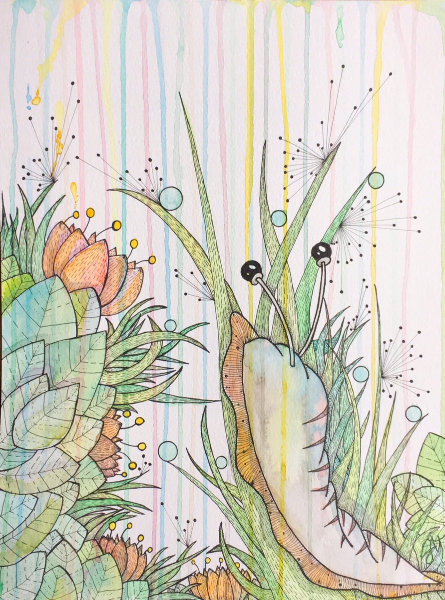 Lelapinmignon's tweet photo. MicroBliss celebrates the micro #WonderBeing
MicroBliss is the 1st LM #collection to be introduced from start @rariblecom
This is the 1st piece of #MicroBliss collection.
#Phygital Artwork: #watercolour, #ink and some #digital wonder https://t.co/96dOkXaplY
