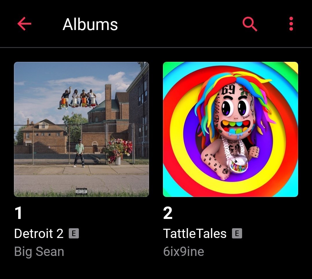 Apple Music US:

2. “TattleTales” — <a href="/6ix9ine/">6ix9ine</a> (NEW)