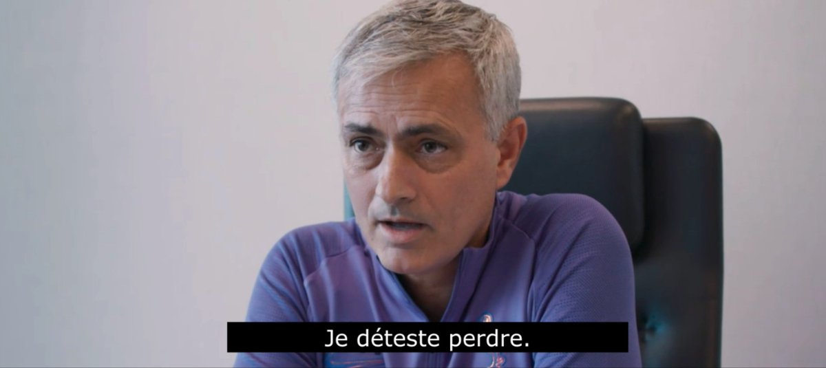 2/ Après le départ du coach argentin, José Mourinho débarque et met clairement l’accent sur sa mentalité de vainqueur. Dans chaque causerie ça se ressent.  @PrimeVideoFR