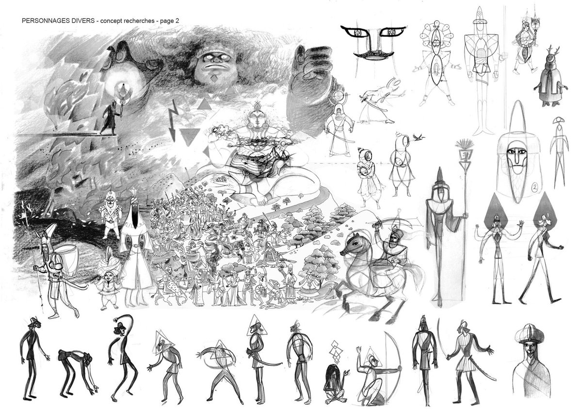 jesuslovesyouto's tweet photo. Our game SADHANA produced by @ARTE &amp; @laGdP will be out on Sept 17, every day until its release, I will tell you a little more. We have been working on this game ​with passion​ and continuity. Today​ J-13​ the preparatory drawings and concepts Arts by @BenoitBayart https://t.co/6z3JoJz6he